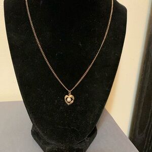 Beautiful necklace heart, 18”